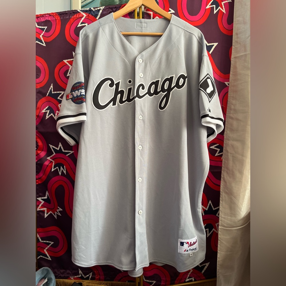 Vintage Majestic Chicago White Sox 2005 Baseball Jersey MLB Authentic USA Away